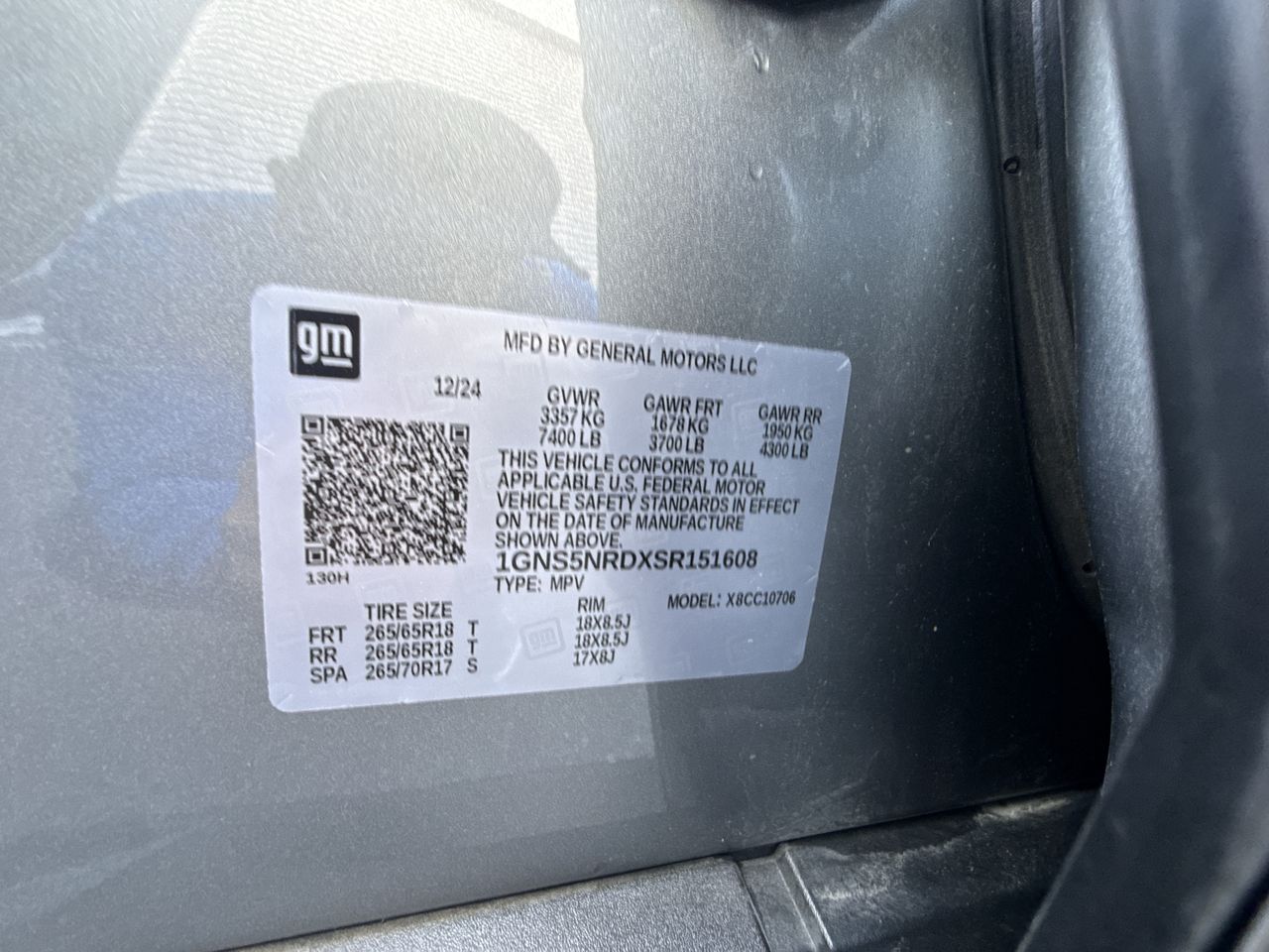 2025 Chevrolet Tahoe LT