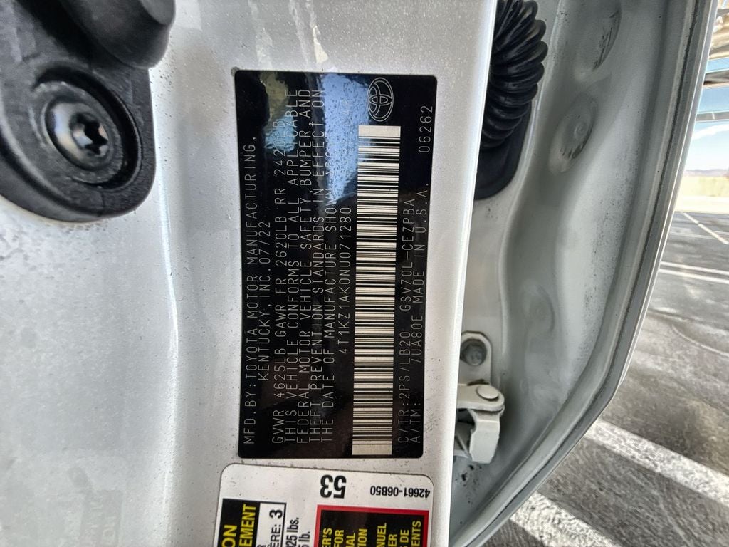 2022 Toyota Camry TRD V6