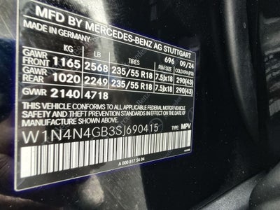 2025 Mercedes-Benz GLA 250 4MATIC®