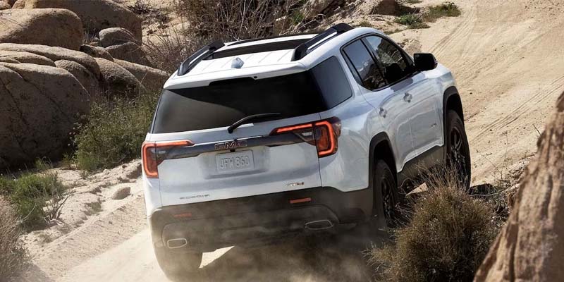 back view of GMC Acadia