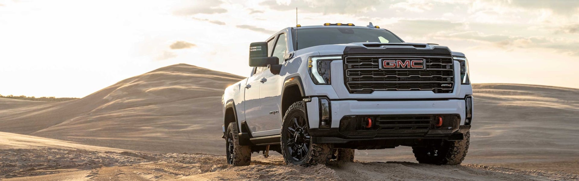 white GMC Sierra 2500HD