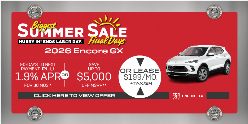 2026 Buick Encore GX Summer Sale | Cathedral City, CA