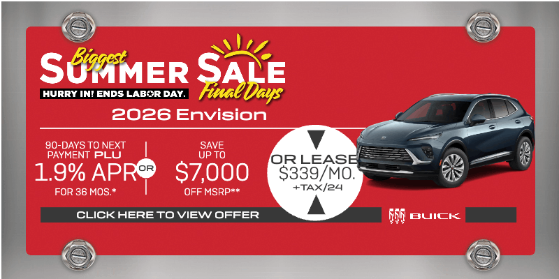 2026 Buick Envision Summer Sale | Cathedral City, CA