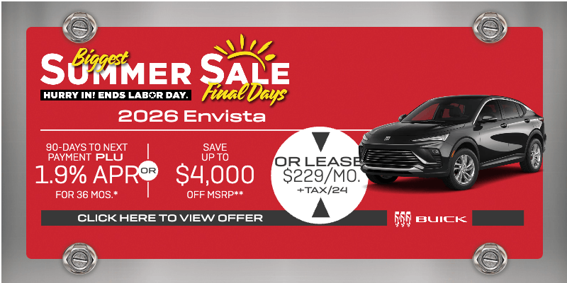 2026 Buick Envista Summer Sale | Cathedral City, CA