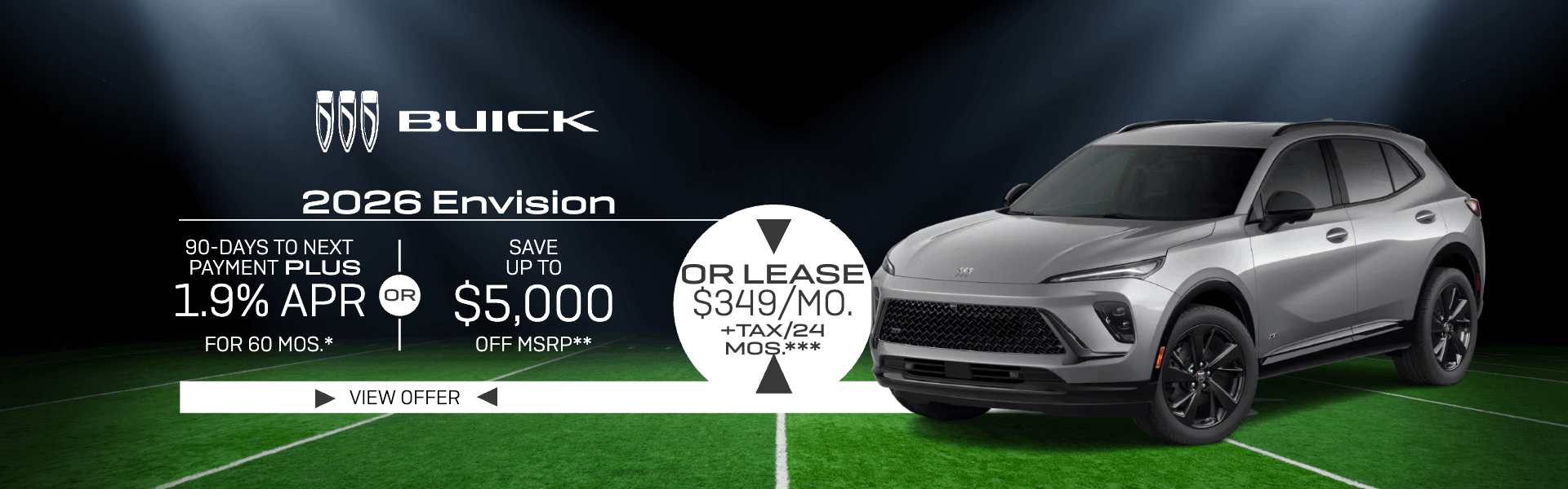 2026 Buick Envision: Lease for $339/mo