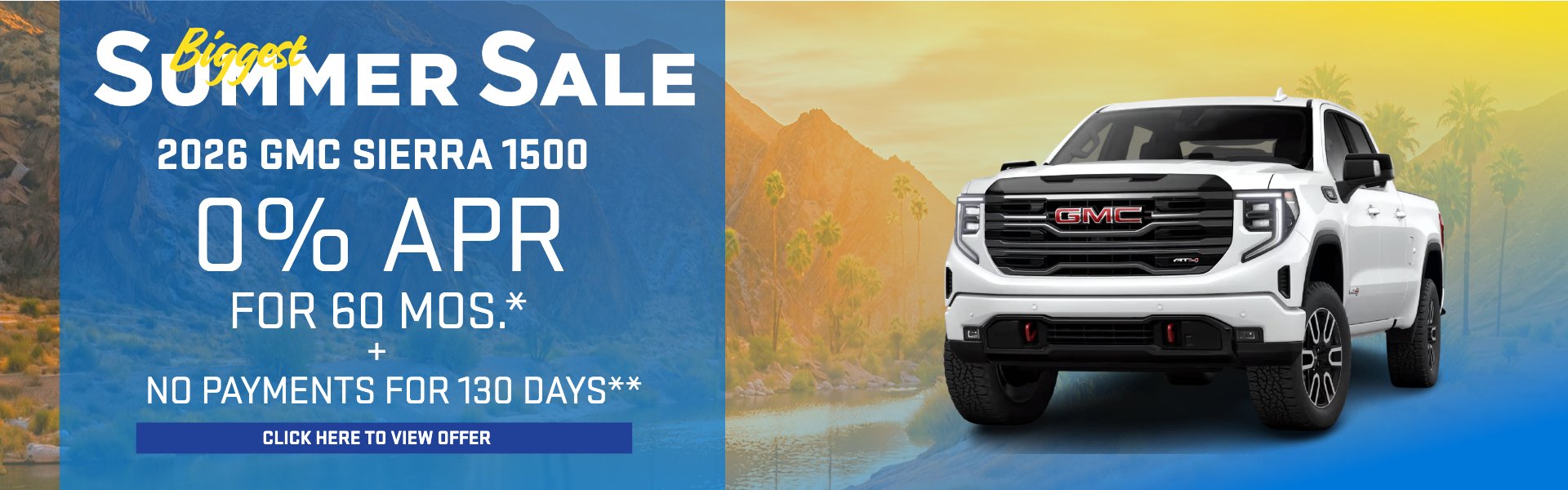 New 2026 GMC Sierra 1500: 0% APR at Jessup Auto Plaza